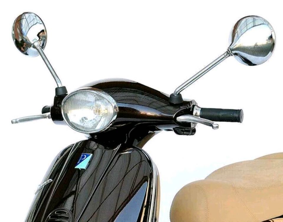 Spiegel Paar Chrom Rund Retro-Look für Vespa ET2 ET4 50-125cc Neu in  Münster (Westfalen) - Geist | Motorradersatz- & Reperaturteile | eBay  Kleinanzeigen ist jetzt Kleinanzeigen