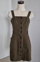 Trägerrock H&M Gr.34, Farbe Khaki, Jeansstoff Nordrhein-Westfalen - Kamen Vorschau