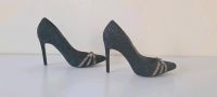 Stefanel High Heel/ Pumps /Schwarz-Glitzer gold/silbrig Niedersachsen - Wunstorf Vorschau