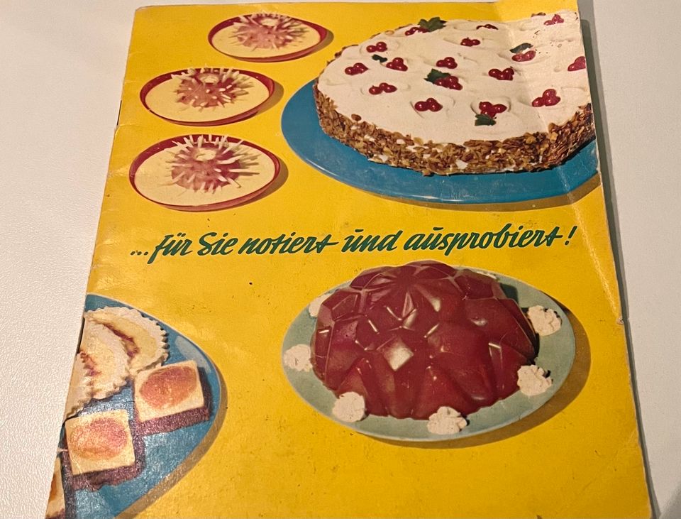 Rezeptheft von ca. 1960 in Hohenstein