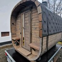 Mobile Fasssauna Quadrosauna od. Fahrradträger, Dachbox mieten Hessen - Schwarzenborn Vorschau