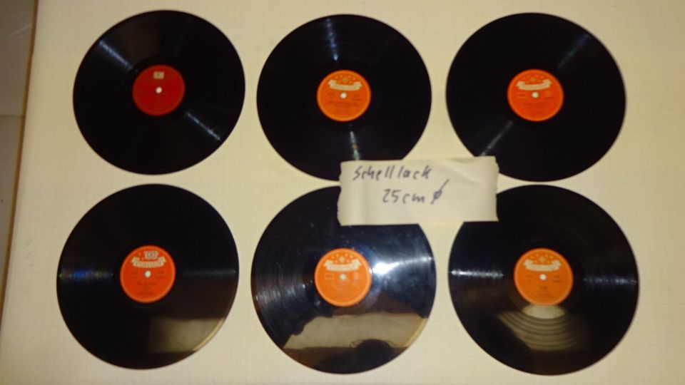 Schallplatten Vinyl Schelllack in Daaden