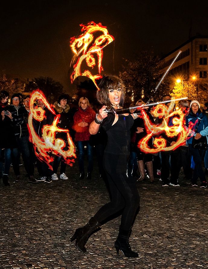 Feuershow+LED-Visual-Show Hochzeit,Geburtstag,Firmenfeier,Party in Quedlinburg