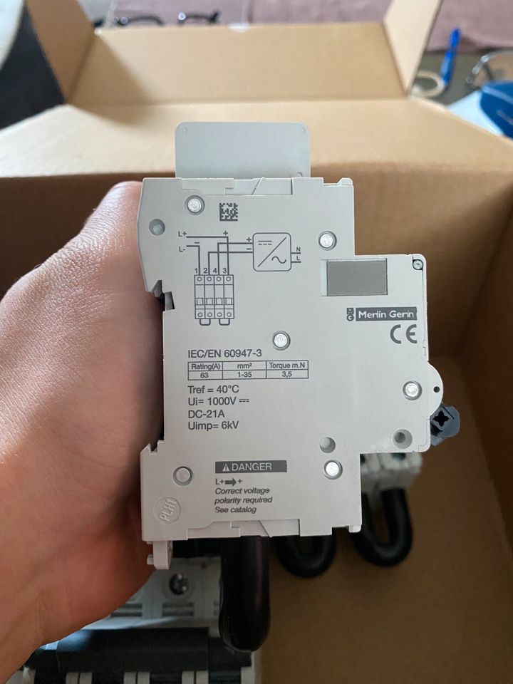 6x Schneider Electric DC-Lasttrennschalter 1000V DC in Dallgow