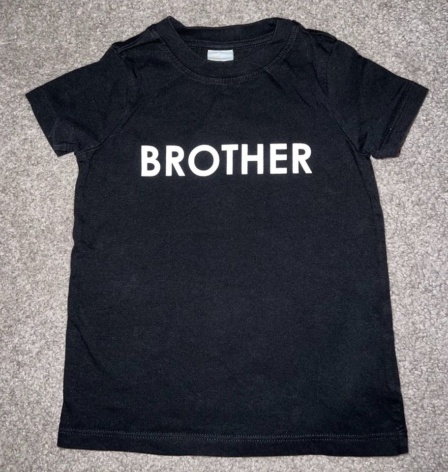 T-Shirt Brother Bruder schwarz H&M Gr. 86/92 in Frankfurt am Main