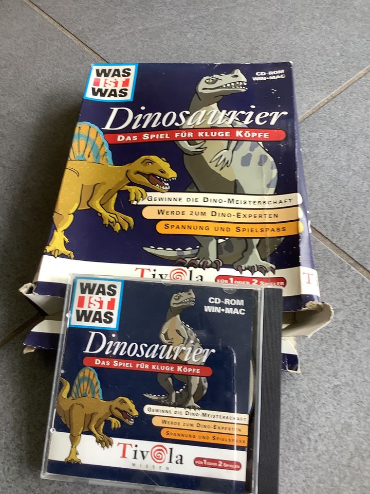 Dinosaurier Pc Spiel was ist was  vintage Dino Wissen Rätsel in Wetzlar