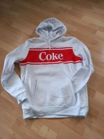 Sweat-Pullover mit Kapuze weiß Coke Gr. M Bayern - Ebersdorf Vorschau