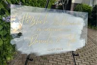 Personalisiert Willkommensschild Acryl Hochzeit Tischnummern Nordrhein-Westfalen - Porta Westfalica Vorschau