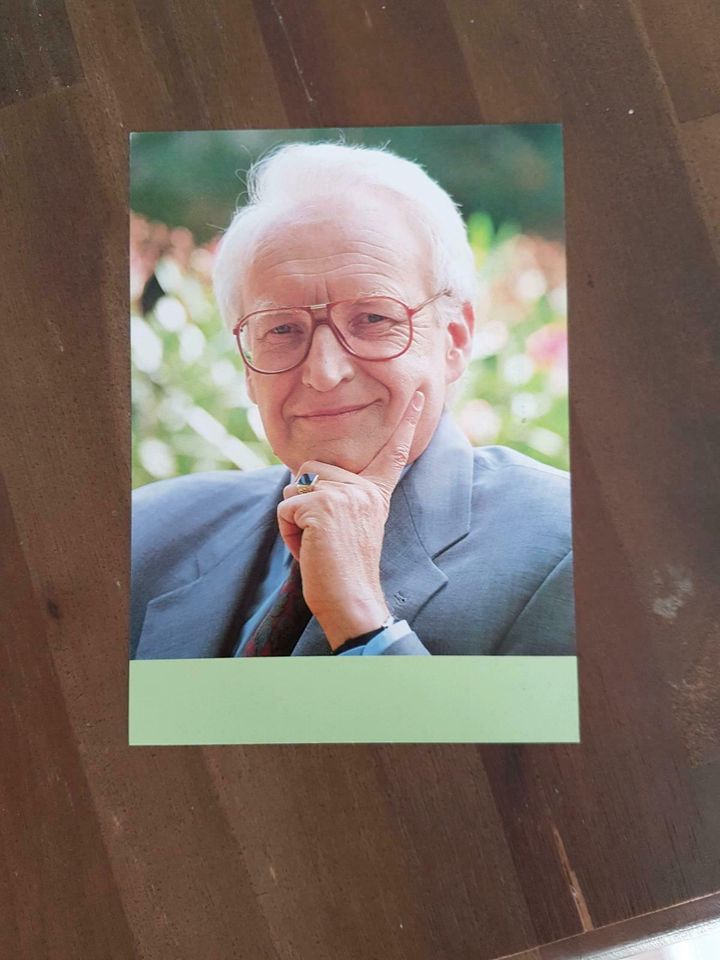 Edmund Stoiber Autogrammkarte in Höxter