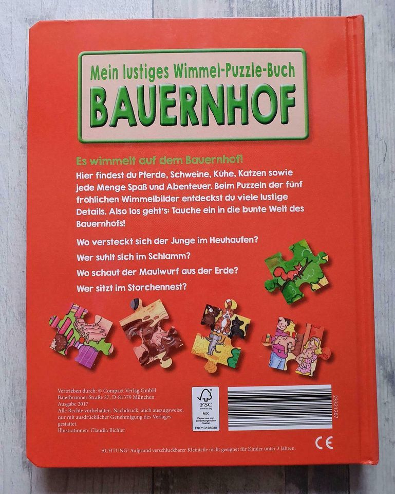 MEIN LUSTIGES WIMMEL-PUZZLE-BUCH "BAUERNHOF" in Köln