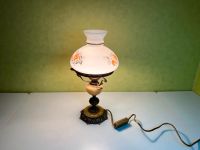 Tischlampe verziert Blumenmuster Vintage Marmor-Messing 35cm Hoch Nordrhein-Westfalen - Bocholt Vorschau