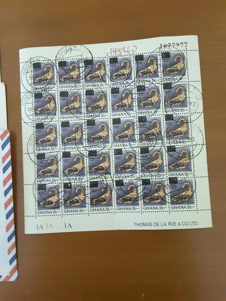 Briefmarken und Briefe aus Ghana in Sarstedt