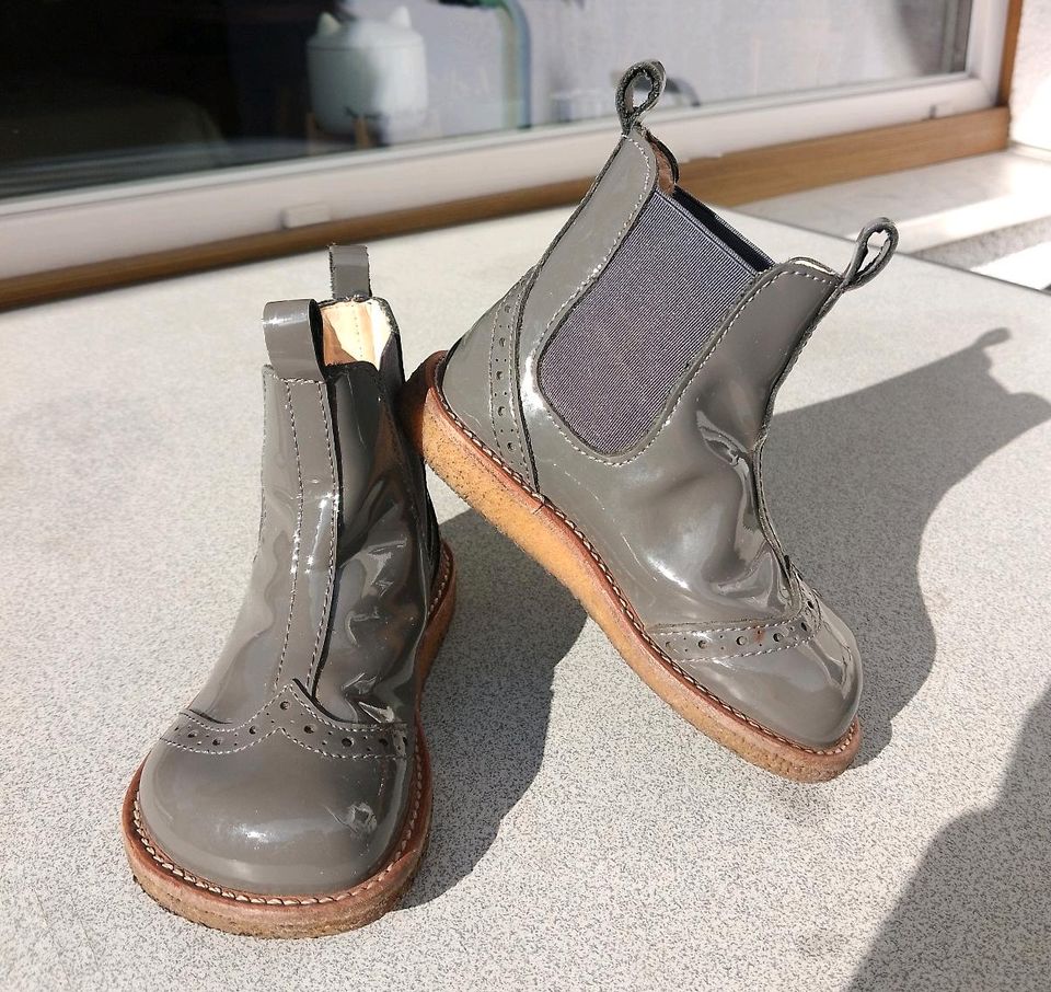 Angulus Chelsea Boots Gr. 22 Lack Leder Stiefel Lauflernschuhe in Kaufbeuren