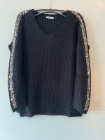 Schwarzer Pullover mit Strass Berlin - Friedrichsfelde Vorschau