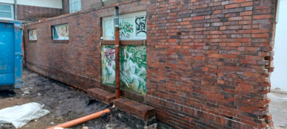 Fassadenreinigung und Graffitientfernung in Delmenhorst