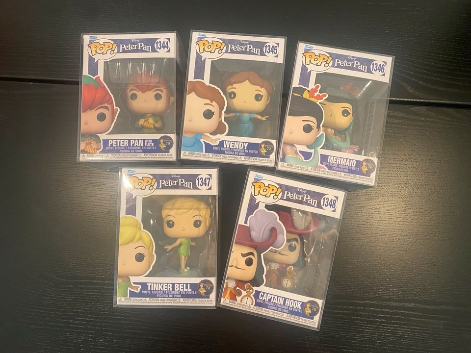 Disney Peter Pan 1344 Funko Pop komplette Reihe Tinkerbell Wendy in Dortmund