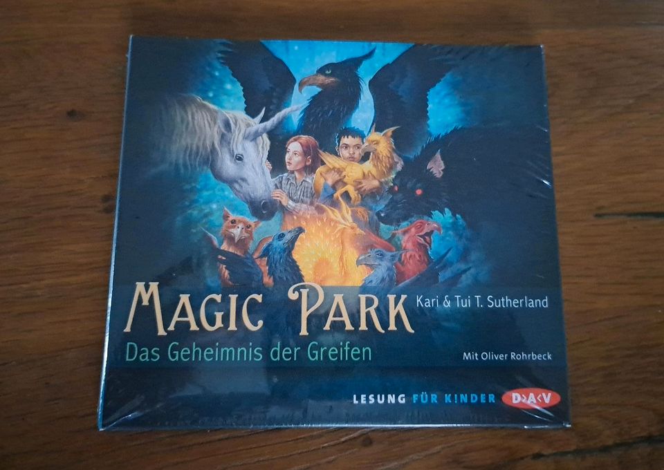 Magic Park Das Geheimnis der Greifen Hörbuch 4 CDs Neu Sutherland in Kreuzau