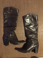 Lederstiefel mit Nieten Gr.39 , Braun Kr. Dachau - Dachau Vorschau
