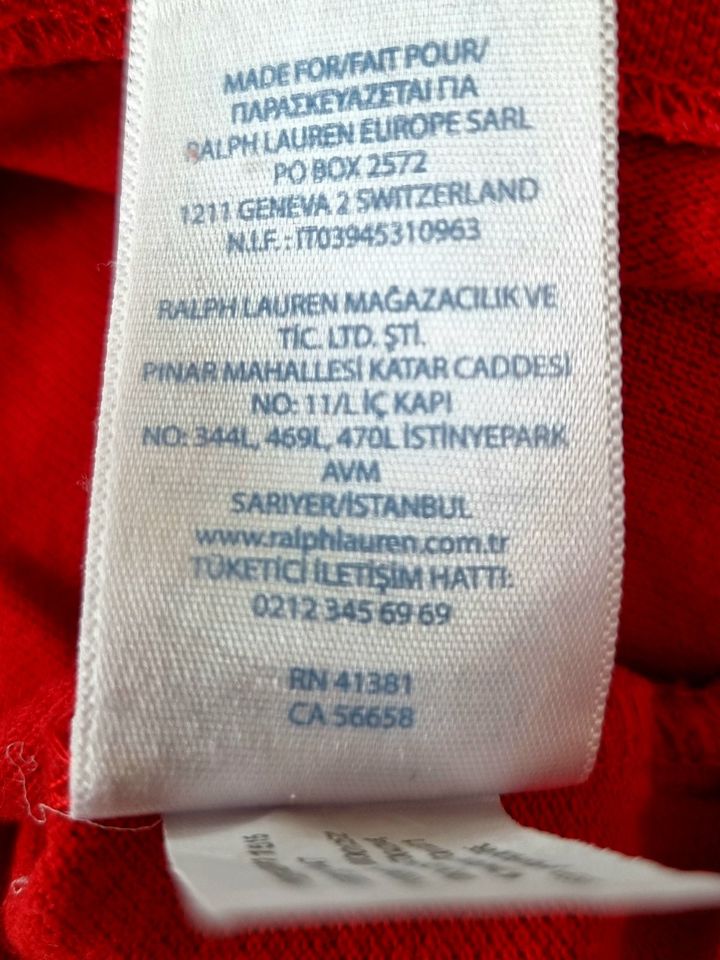 neuw.! RALPH LAUREN, Polohemd, Poloshirt, BIO-Baumwolle, 80-86 in Hückelhoven