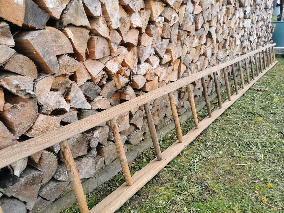 Holzleiter in Nünchritz