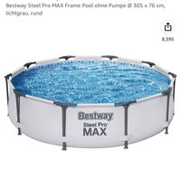 Bestway Steel Pro MAX Frame Pool mit Steinbach Pumpe im Paket Baden-Württemberg - Leonberg Vorschau