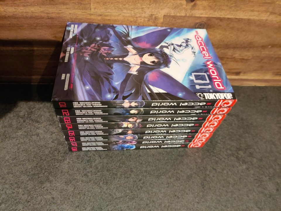 Manga - Accel World 1-8 - Komplett in Leverkusen