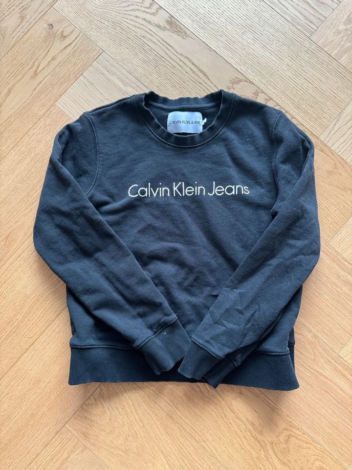 Clavin Klein Jeans Pullover Sweatshirt schwarz  Gr. S 158 164 in Bad Lippspringe