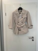 JIL SANDER Trenchcoat Kurzmantel mit Taillengürtel LUXUS Grau NEU Nordrhein-Westfalen - Langenfeld Vorschau