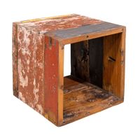 Beistelltisch / Couchtisch Cube recyceltes Bootsholz 30x30x30 Wiesbaden - Nordenstadt Vorschau