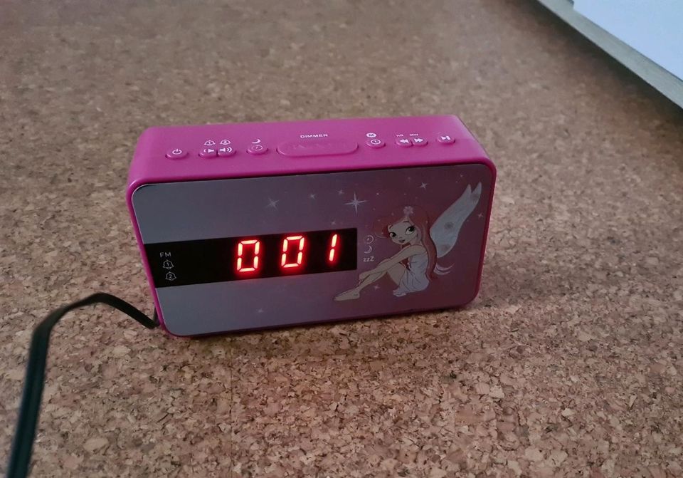 Big Ben Wecker Radio Mädchen Uhr Pink Fee in Eilsleben