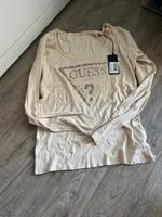 Guess Pullover Longsleeve beige Neu L Glitzer Düsseldorf - Stadtmitte Vorschau