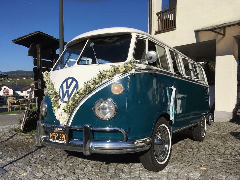 Hochzeitsauto Oldtimer VW T1 Bulli mieten & selber fahren in Viechtach