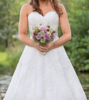 Brautkleid Divina Sposa Gr. 38 M mit Schleier und Reifrock Hessen - Ahnatal Vorschau