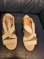 AIR STEP.Damen Sommer Schuhe.Gr.39.Creme Weiß/Beige.Echt Leder Bremen - Huchting Vorschau