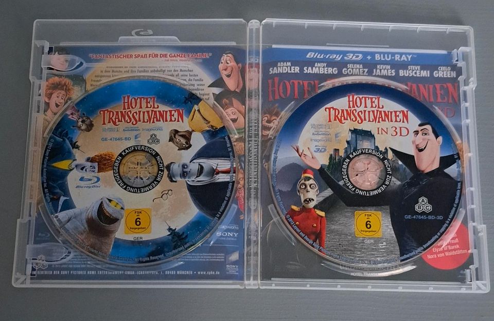 Bluray, 3D, Hotel Transsilvanien, FSK 6 in Embsen