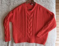 H&M Zopfmuster Strickpullover Rot Gr. M Top-Zustand  Sehr guter Z München - Ramersdorf-Perlach Vorschau