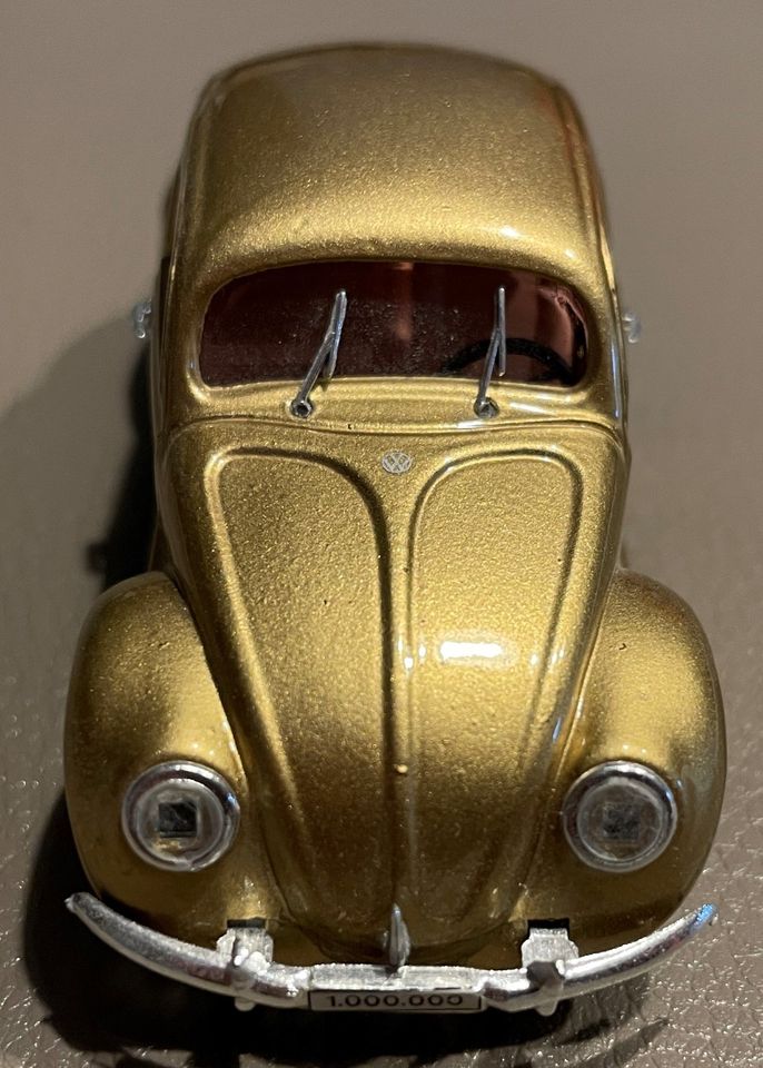 Modellauto Rio 108 Volkswagen 1955 Millionth Beetle 1:43 gold in Rangendingen