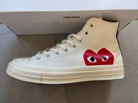 Converse x CDG Play Chuck 70 HI Milk / White UK9 EUR42.5 CM27.5 Hessen - Dreieich Vorschau