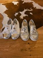 1 paar echtleder FitFlop Sneaker, Silberfarben, gr. 37 Bayern - Fischen Vorschau