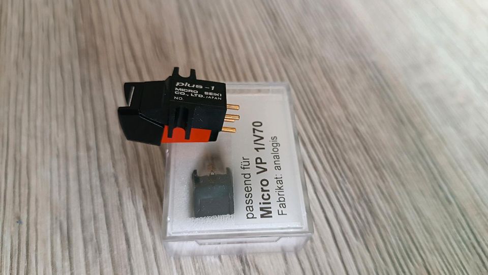 Tonabnehmer Micro Seiki Plus-1 mit neuer Nadel Micro VP 1/V70 in Leiferde
