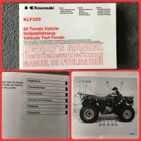 Betriebsanleitung•Quad•KAWASAKI-KLF-250•o3/2oo3 Saarland - Neunkirchen Vorschau