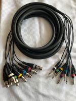 5 Meter Multicore-Kabel 8-fach XLR weibl. / Klinke Baden-Württemberg - Welzheim Vorschau