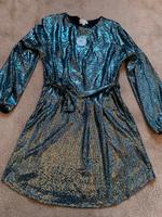 Paietten Kleid gr L apricot neu Nordrhein-Westfalen - Leverkusen Vorschau