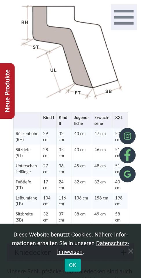 Schlupfsack für Rollstuhlfahrer in Dortmund