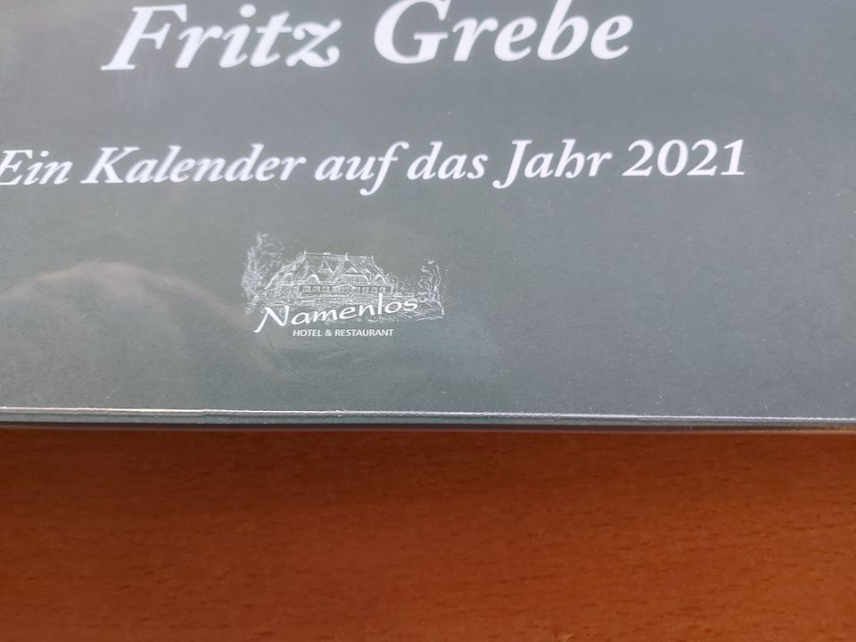 Maler Fritz Grebe Kalender OVP 2021 Künstlerkolonie Ahrenshoop in Schwerin
