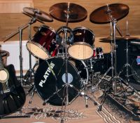 Platin Drums Solid 2 Sets. Black  und Rubinrot, komplett Chemnitz - Kappel Vorschau