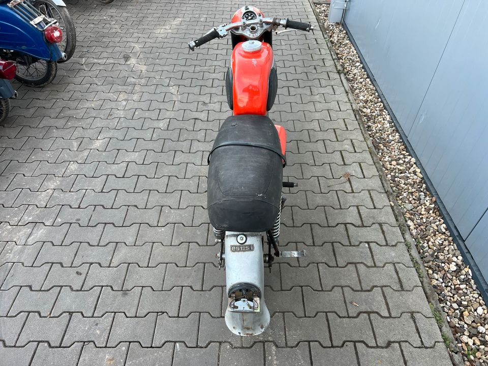 MZ TS125 TS 125 1978 Motorrad DDR VEB 250 ETZ M82 in Osterweddingen