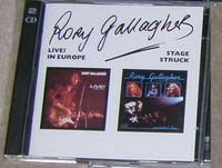 Rory Gallagher Live In Europe + Stage Struck 2 CD Sachsen - Chemnitz Vorschau