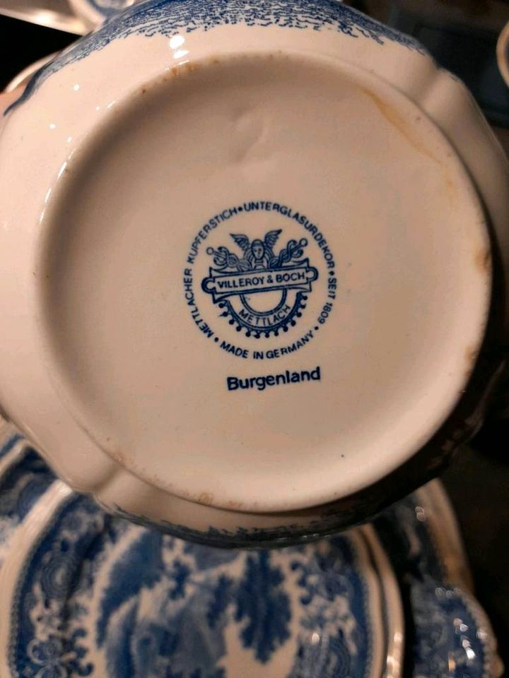 Geschirr Villeroy & Boch Burgenland blau in Saarwellingen