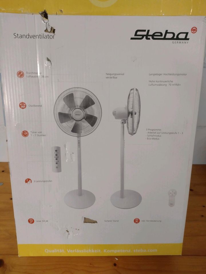 Steba VT5  Standventilator Ventilator mit Fernbedienung in Freinsheim